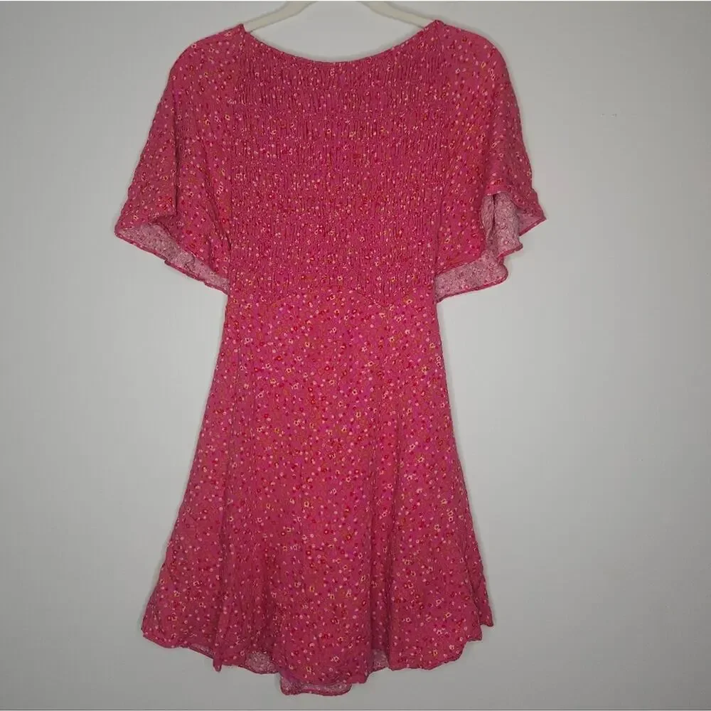 Free People Pink Florence Mini Dress - Picture 2 of 6